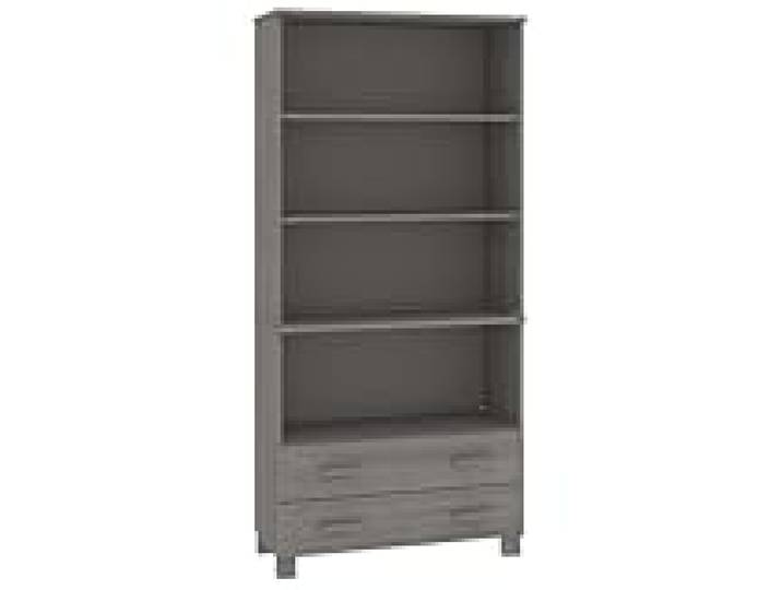 Helloshop26 Buffet bahut Commode Armoire Meuble de Rangement Organisateur Cuisine Salle de séjour Salon Bois Massif de pin Clair Gris 02_0032142