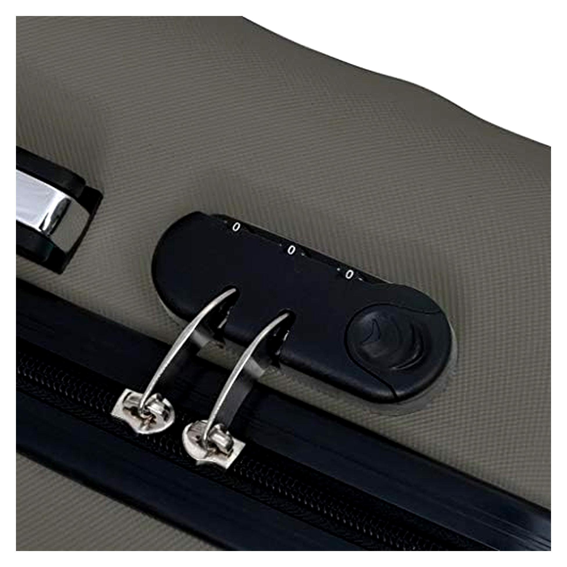 Hartschalen-Trolley-Set mit ABS-Hartschalen und Sicherheitsschlössern