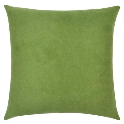 Dekokissen ZOEPPRITZ1828 "Soft-Fleece", grün (grün, unifarben), B:50cm L:50cm, Polyester, Viskose, Dekokissen_Sitzkissen_Kissenhüllen, Kissenbezug aus Fleece