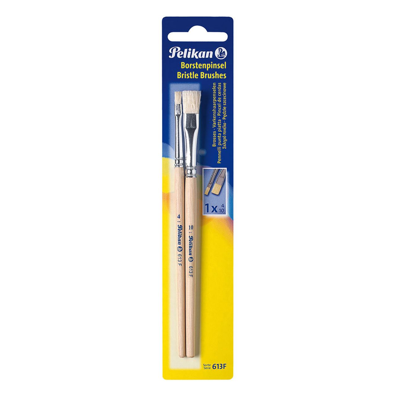 Pelikan 613F Pinsel-Set Größe 4,10, 2-teilig