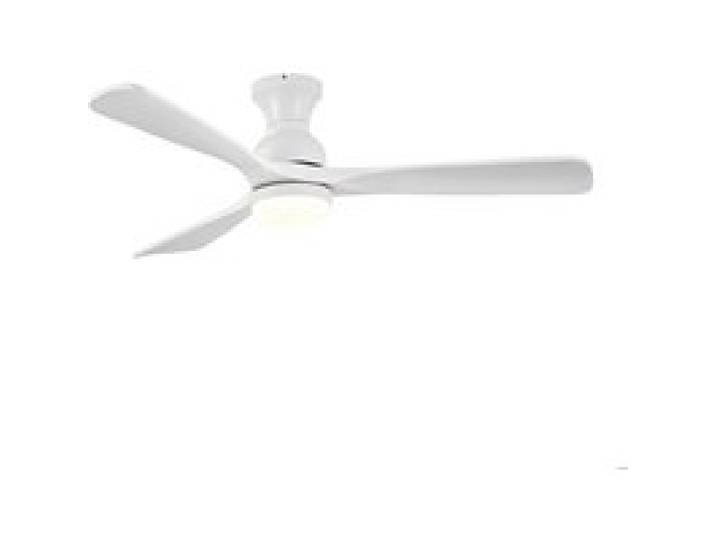 Modenuit ventilateur de plafond 52 pouces avec LED télécommande 3 pales en bois blanc réversible