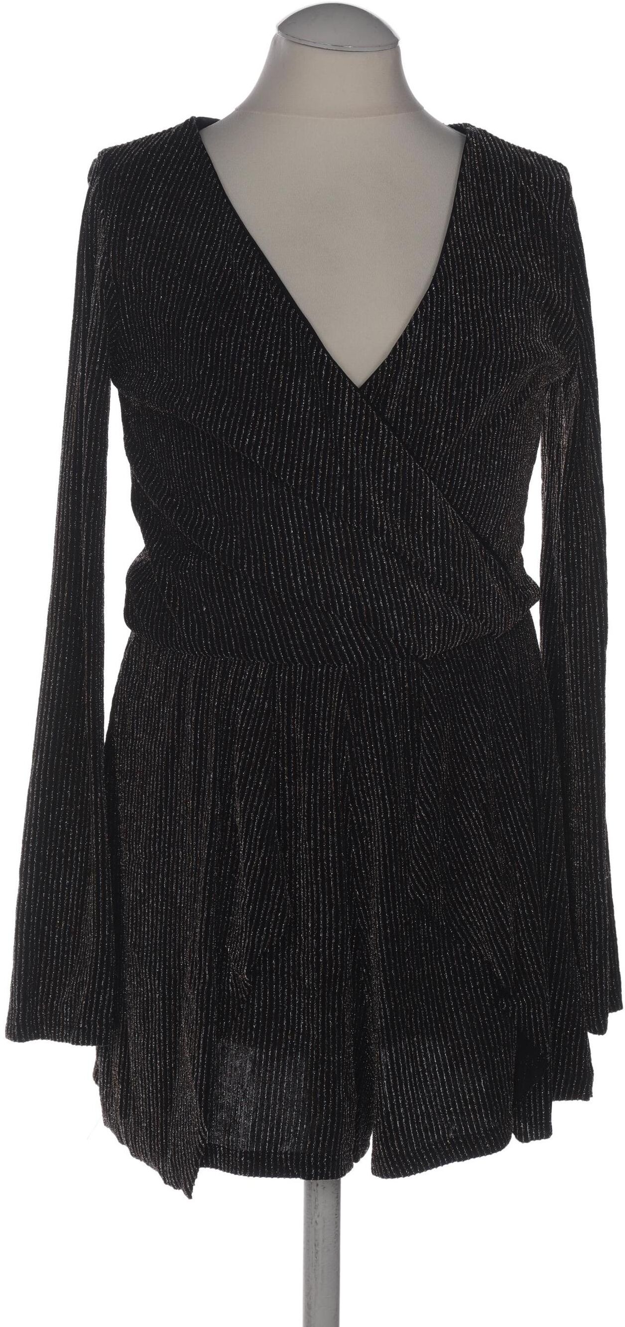Topshop Damen Overall oder Jumpsuit, Schwarz, Gr. EU 34, Synthetik / Elasthan - Second Hand