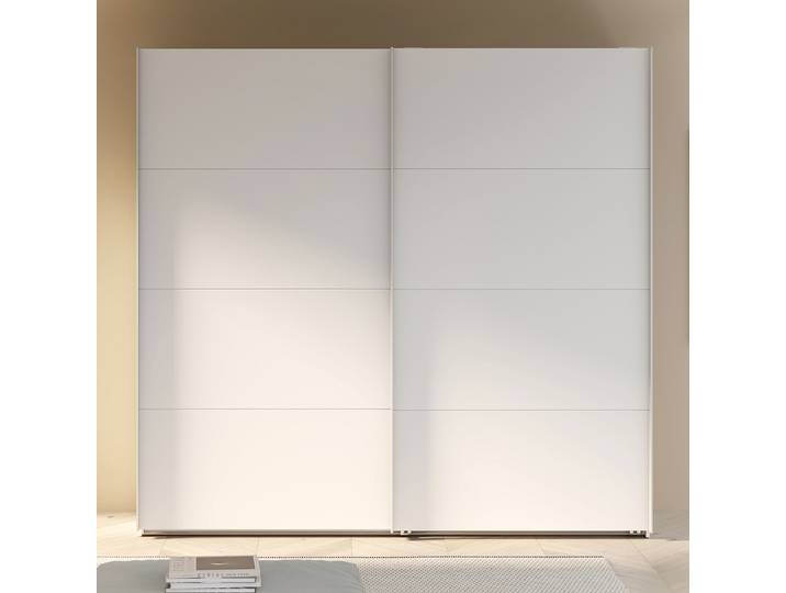 Schwebetürenschrank 220cm Weiß