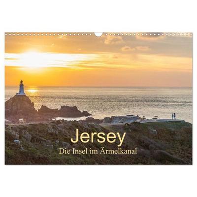 Jersey - Die Insel im Ärmelkanal (Wandkalender 2027 DIN A3 quer), CALVENDO Monatskalender