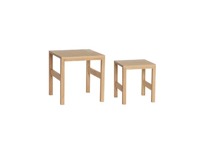 Hübsch Zweisatztisch ''Puzzle'' in Eiche