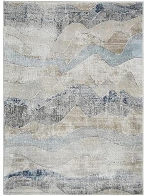 Mayberry Rug Firenze Marvel Ivory Modern Abstract Area Rug
