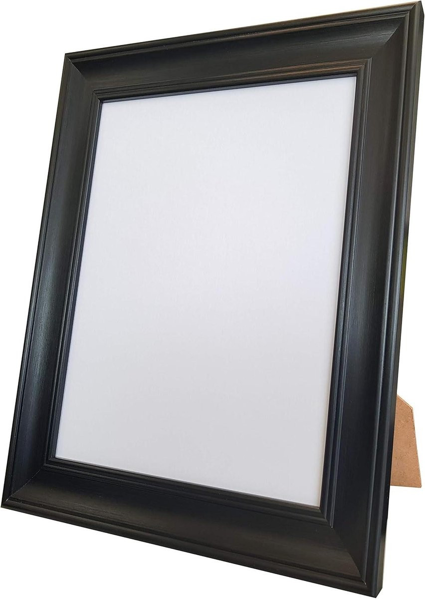 Fotolijst in Scandi Vintage Stijl - Zwart - 7 x 5 inch