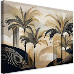 WANDBILD palmen dschungel natur