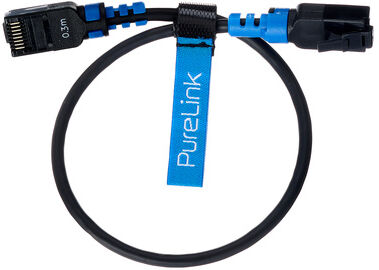 PureLink FI-PC100-003 Cat.6a Cable 0.3m noir