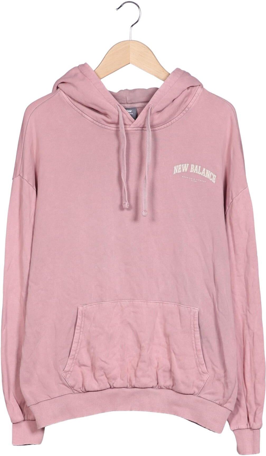 New Balance Damen Kapuzenpullover, Pink, Gr. M, Baumwolle - Second Hand