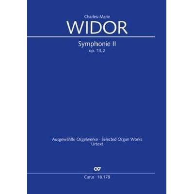 Symphonie No. II pour Orgue, Partitur, Taschenbuch von Charles-Marie Widor, Carus-Verlag