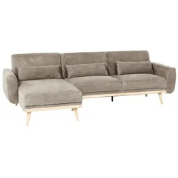 Carmen VIVI Ecksofa mit Schlaffunktion – Braun