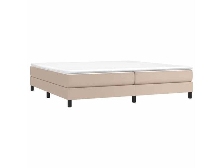 CONFORTHA®Structure de lit à lattes cappuccino 200x200 cm similicuir - Lit & accessoires (18432)