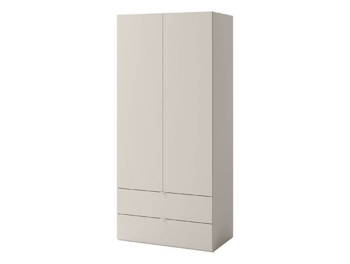 MIRJAN24 Kleiderschrank Sigma 2D2S SG02 (mit zwei Drehtüren und zwei Schubladen) griffloses Öffnungssystem push to open