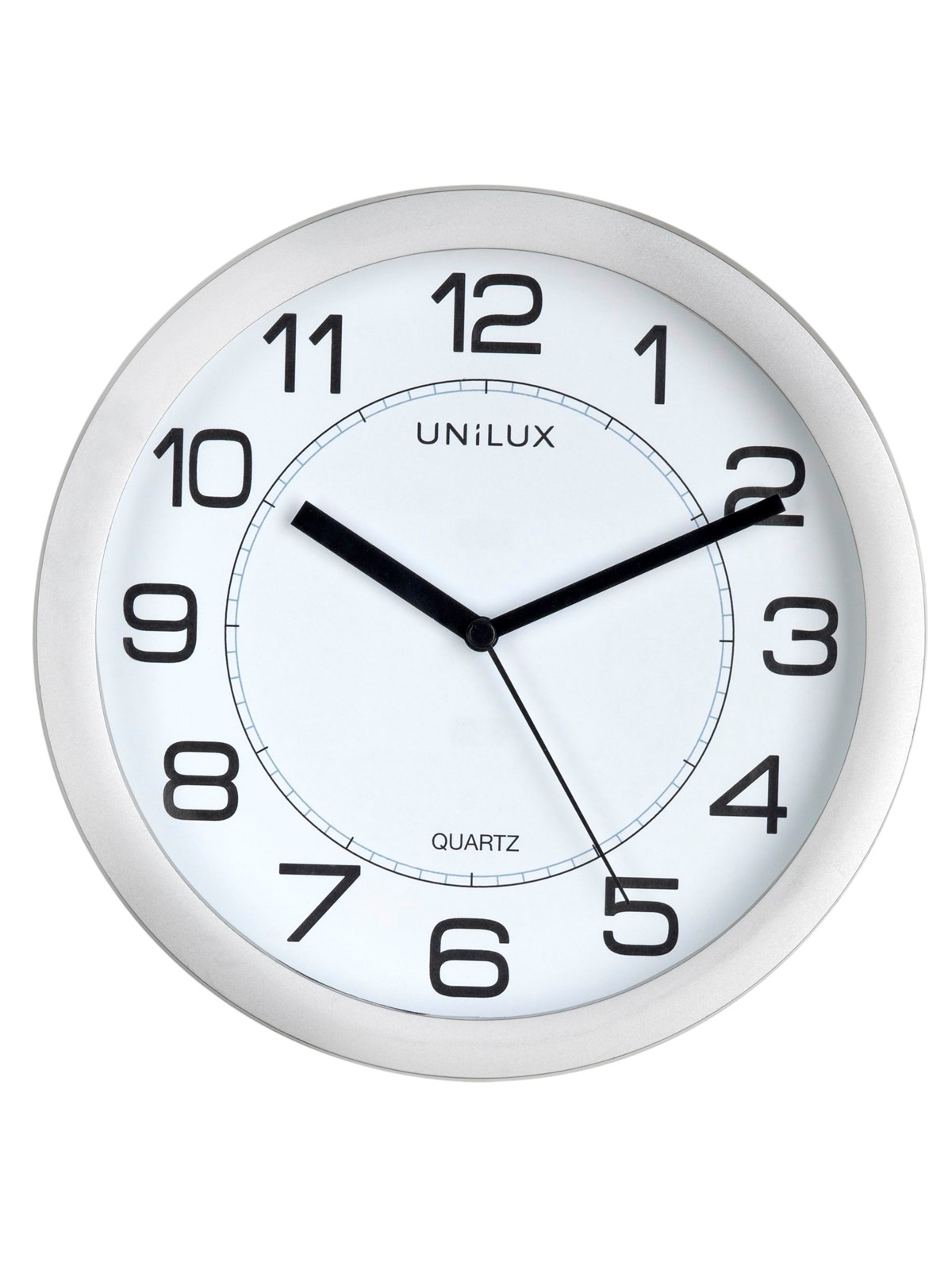 Unilux Attraction Clock metal grey