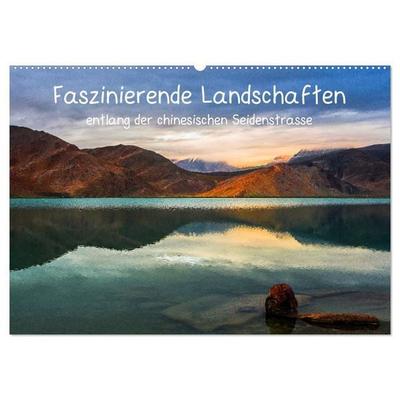 Faszinierende Landschaften entlang der chinesischen Seidenstrasse (Wandkalender 2027 DIN A2 quer), CALVENDO Monatskalender