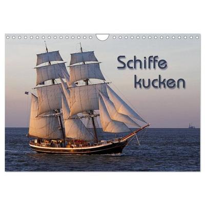 Schiffe kucken (Wandkalender 2026 DIN A4 quer), CALVENDO Monatskalender