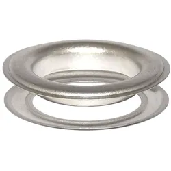 5 Ösen für Gardinen satin | Größe #12 (⌀ 40 mm), Messing