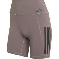 adidas Optime Workout 3-Streifen kurze Leggings Damen JZ1099 - charcoal XS/5"