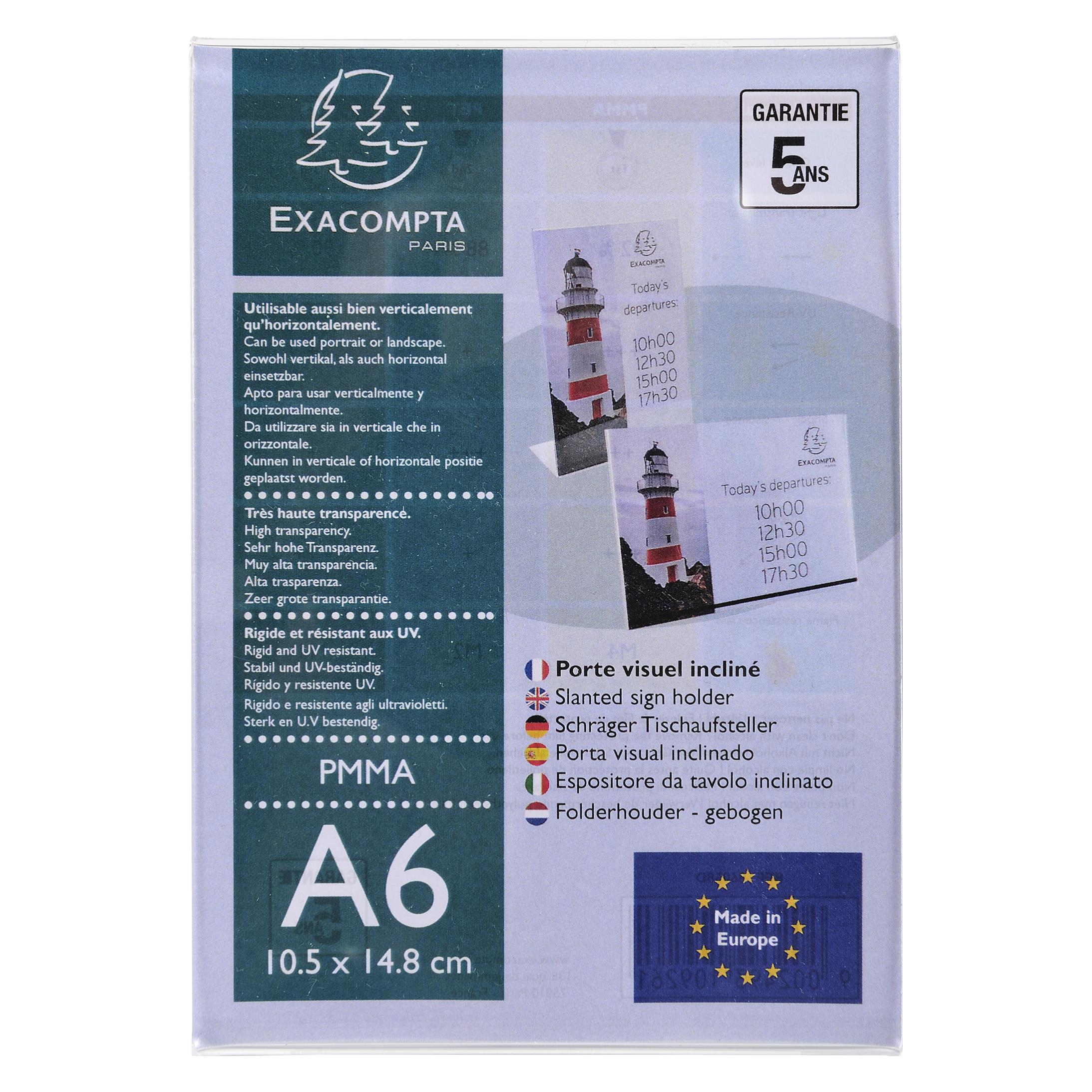 Exacompta Tischprospektständer (A6) (86058D)