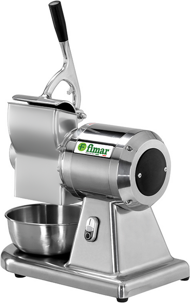 Fimar GR12S - Grattugia elettrica - 230 V - 1 HP - Gruppo macinazione in alluminio - Senza inversione di marcia