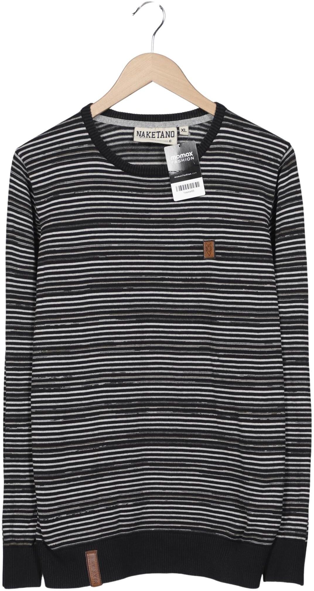 Naketano Herren Pullover, Mehrfarbig, Gr. XL, Baumwolle - Second Hand