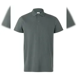 Polohemd Stretch mit seitlichen Schlitzen ♂ Grau M