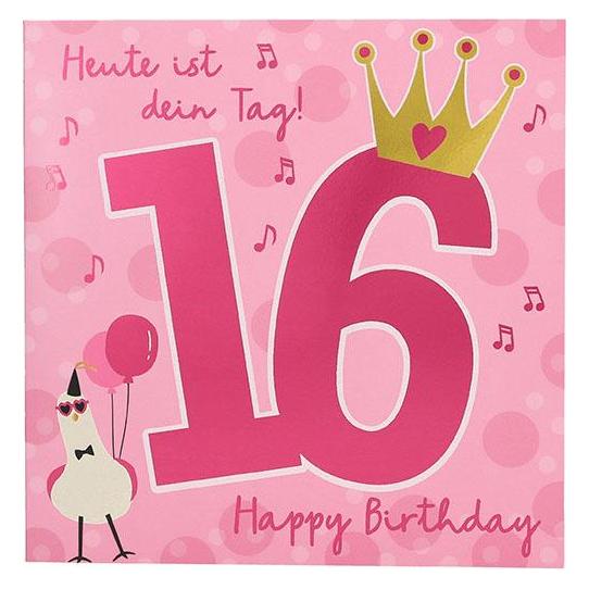 Magni Depesche 11515-027 Zahlenkarte zum 17. Geburtstag mit Musik, veredelte Klappkarte mit originellem In (5 Stk.) (11515.027C)