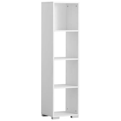 Ablageregal WELLTIME "Baku", weiß, B:36,3cm H:142,7cm T:33cm, Holzwerkstoff, Regale, Solide Verarbeitung - Dieses Produkt ist in Deutschland gefertigt