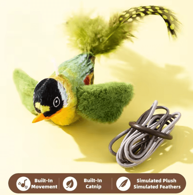 Inspire Curations ChirpyPaws Interactive Bird Sound Cat Toy b