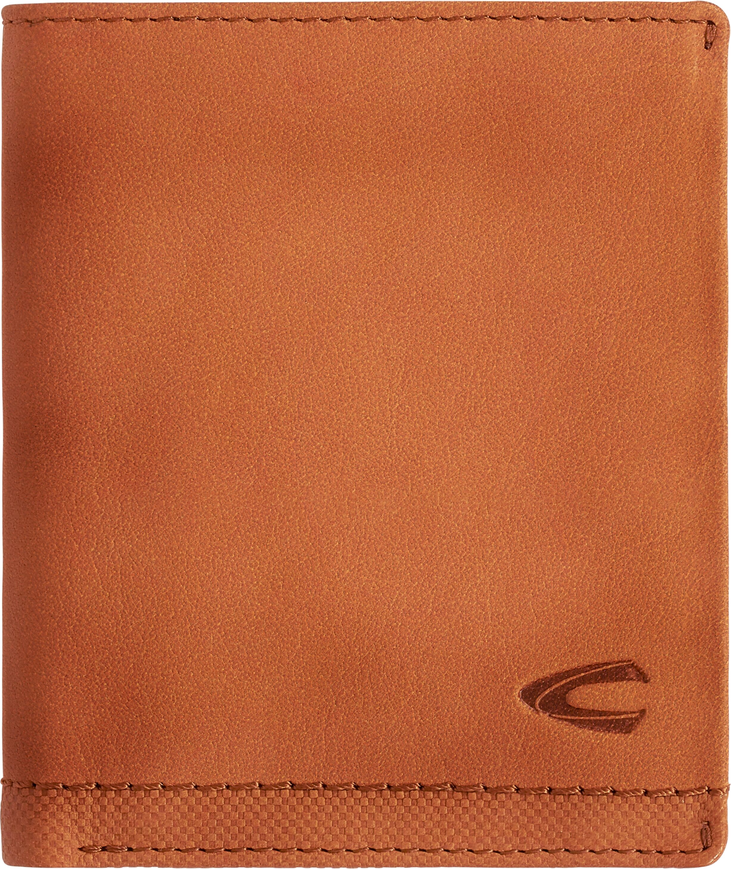Geldbörse CAMEL ACTIVE "Nimbus", Herren, braun, Leder, Kleinlederwaren Geldbörse, weich genarbtes Leder mit leicht abgesetzten Ziernähten, RFID Schutz braun Einheitsgröße