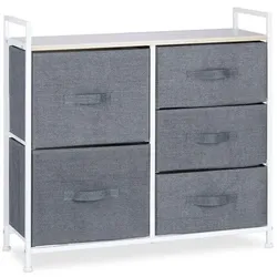 Relaxdays, Regal, Regalsystem (83 x 29 x 77.50 cm)