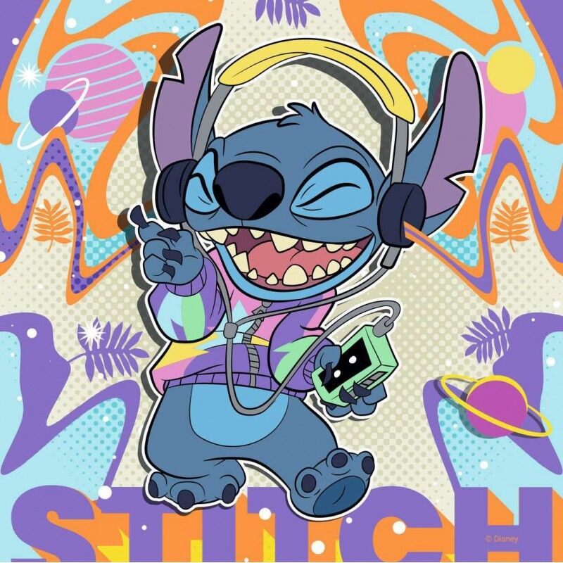 Puzzles 3x49 pcs Jouer toute la journée Disney Stitch - Ravensburger