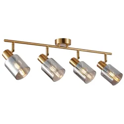 Italux SPL-65342-4-BRO-SG Spot-Deckenleuchte Santia | 4x40W E14