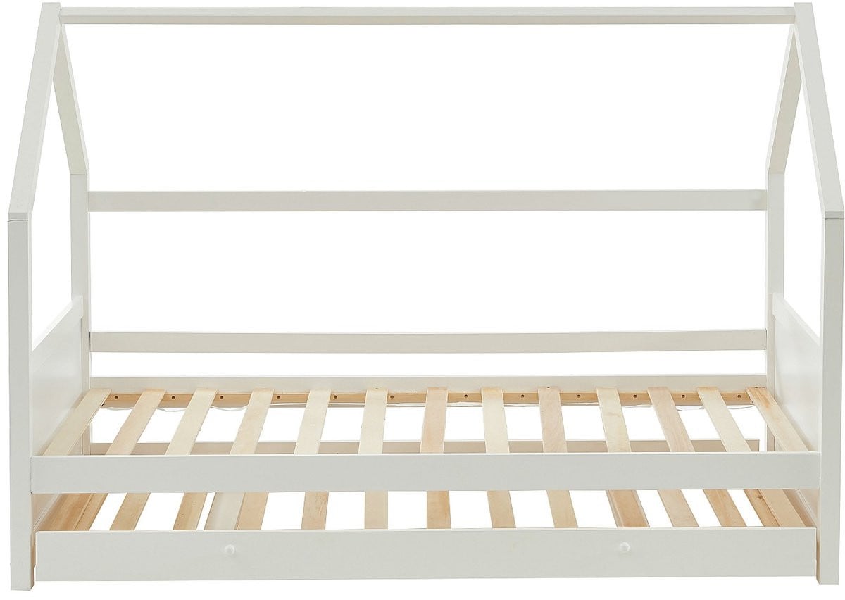 Wit houten hutbed voor kinderen, B/D/H: 90 x 190 cm