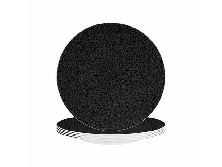 Frühstücksteller SELTMANN WEIDEN Frühstücksteller Life Fashion ø 22,5 cm 6er Set , schwarz (glamorous schwarz), Speiseteller, Frühstücksteller