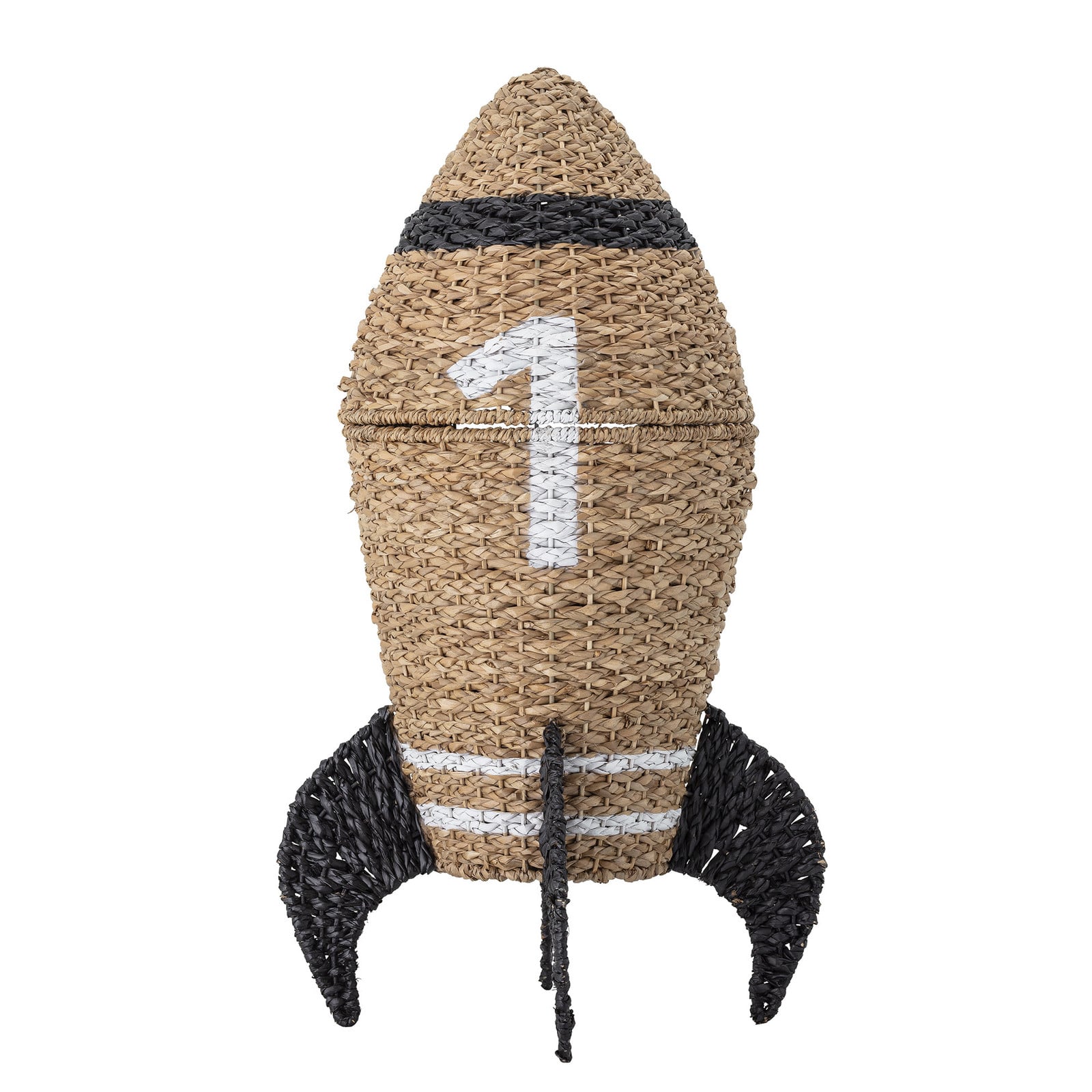 Bloomingville Mini Cosmina opbergmand met deksel, Naturel, H 68,5 x B 40 x D 40 cm