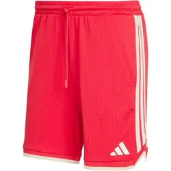 adidas Stadium Mesh Sweatshorts Herren JZ6857 - pure ruby/crystal linen/off white S