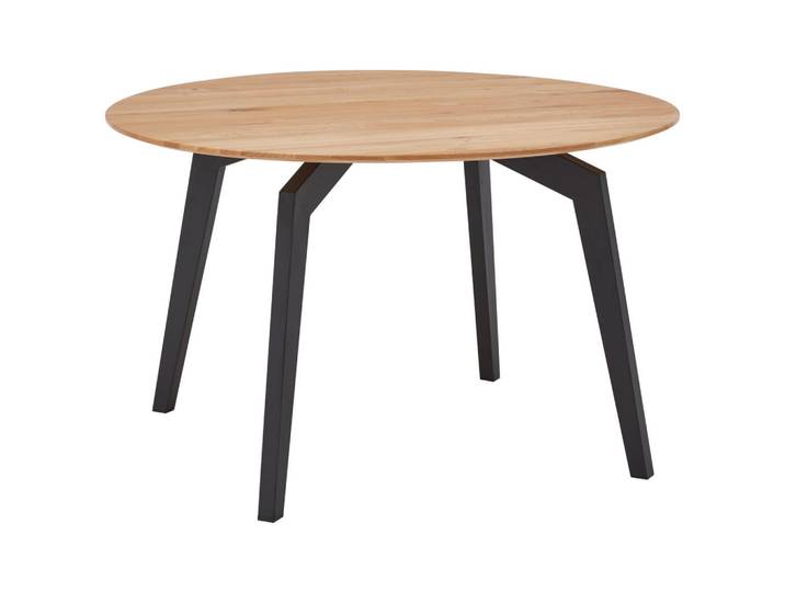 Valnatura Esstisch, Eiche, Holz, Eiche, massiv, rund, eckig, 115x76x115 cm, in verschiedenen Größen erhältlich, Esszimmer, Tische, Esstische, Esstische rund