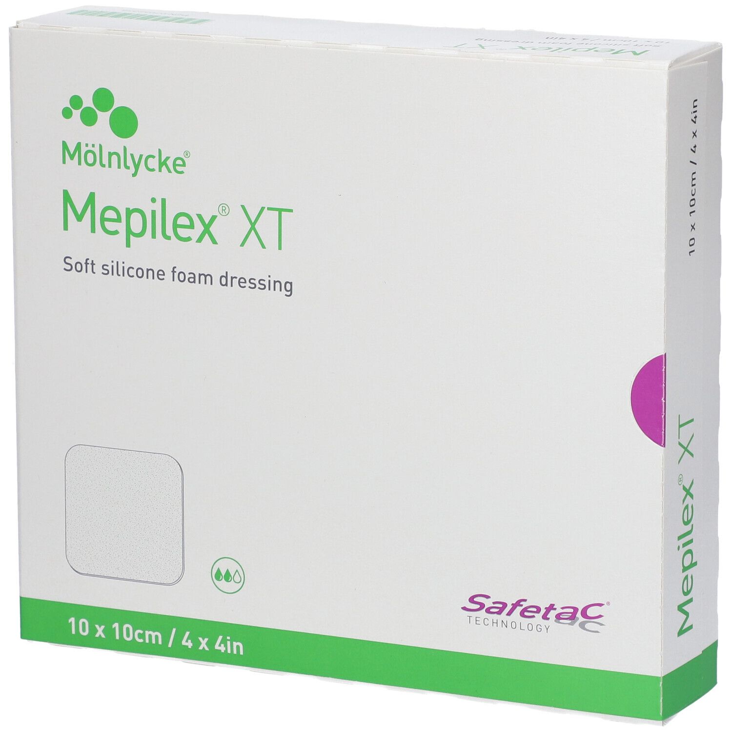 Mepilex XT 10x10 cm Schaumverband 5 St Verband