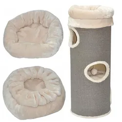 Nanook Katzenbett für Kratztonnen beige