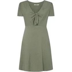 Pepe Jeans für Damen. PL953568 Nani Kleid grün (XS), Lässig, Viskose, Kurzarm, Nachhaltig