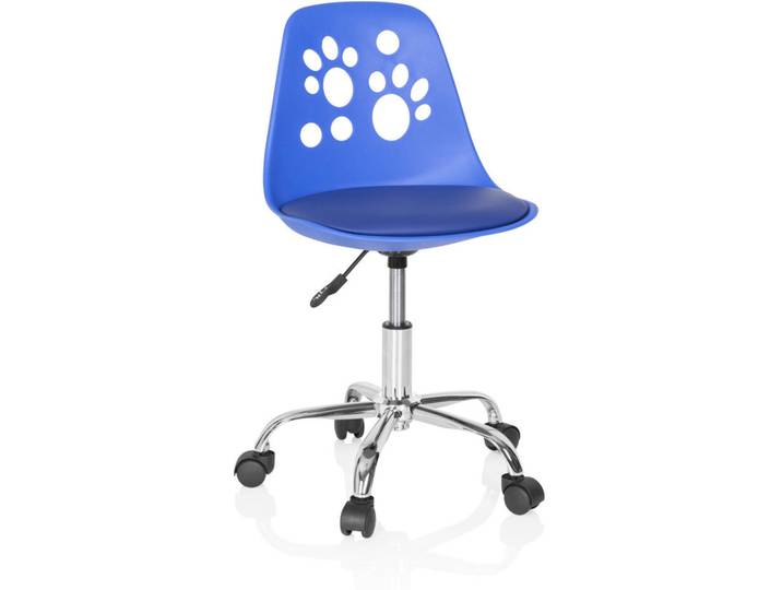 Mid.you Jugenddrehstuhl, Blau, Drehkreuz, 40x72-82x44 cm, Arbeitszimmer, Bürostühle, Jugendschreibtischstühle & Kinderschreibtischstühle