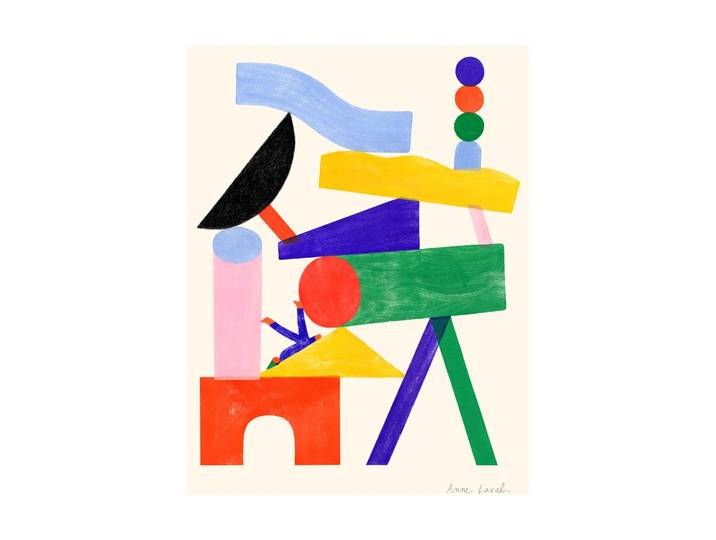 Paper Collective Affiche Jouer 30x40 cm