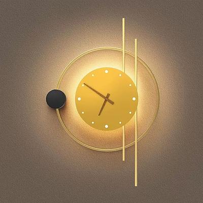 led wandleuchte kunst uhr design wandleuchte kreativ gang schlafzimmer wohnzimmer hintergrund wand decora wandbeleuchtung