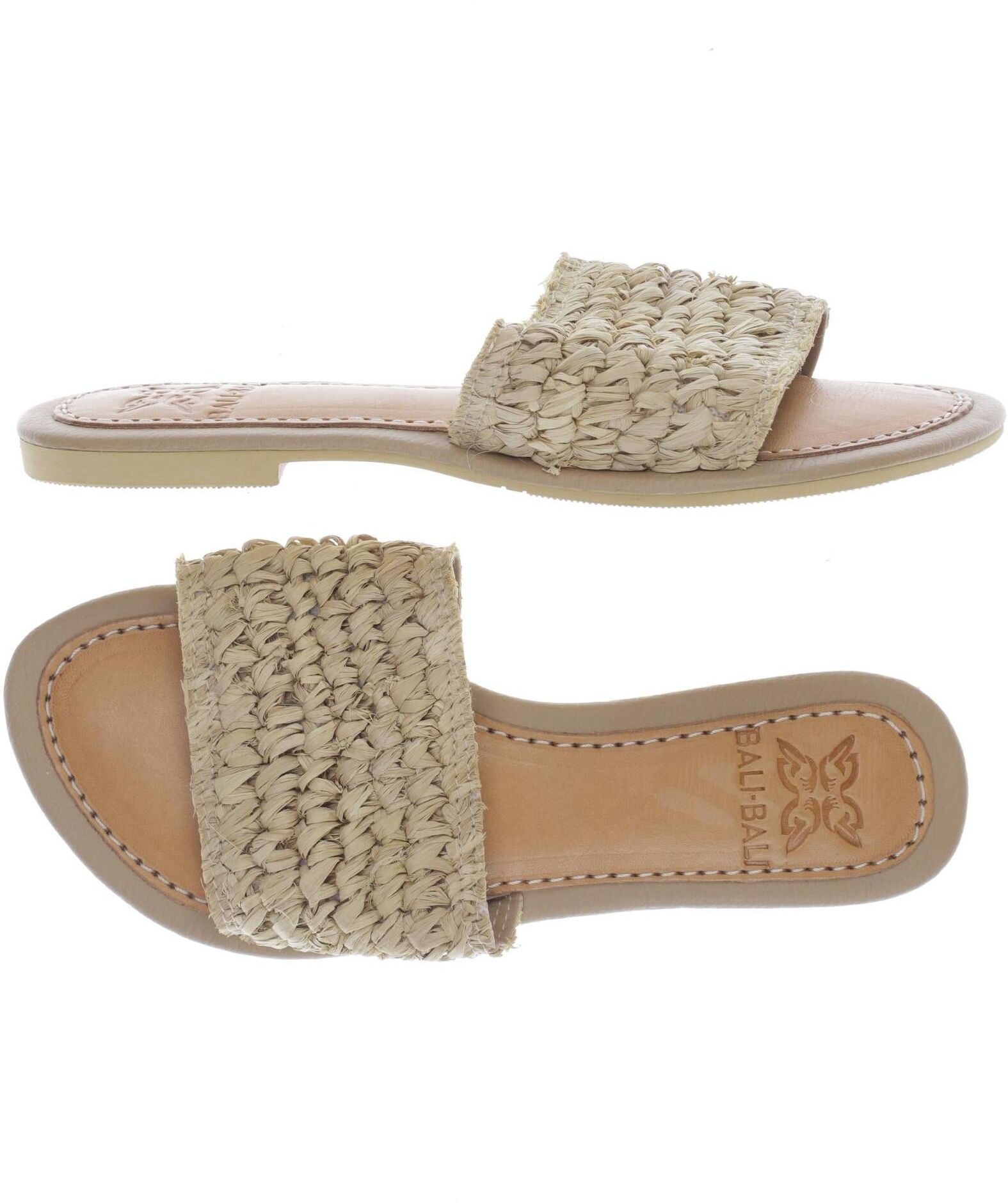 Bali-BAli Damen Sandalen, Beige, Gr. EU 36, kein / Etikett - Second Hand