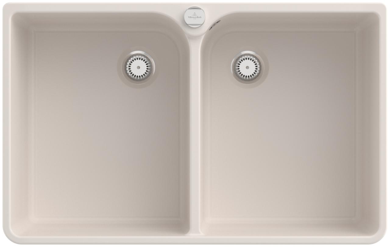 Villeroy & Boch Spülstein 80 X Spülstein Doppelbecken, 638002KR 638002KR