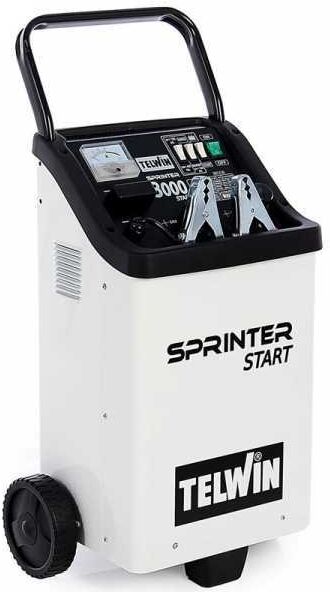 Telwin Sprinter 3000 Start - Batterieladegerät und Starter - Batterien WET/START-STOP 12/24V