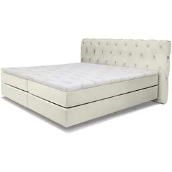 Boxspringbett SANSIBAR LANGEOOG - Bezug: Stoff