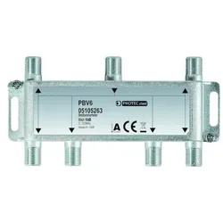 PROTEC Breitbandverteiler PBV6 6fach